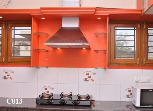 L Shape Modular Kitchen in Madurai